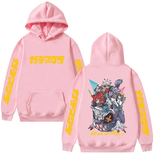 Gachiakuta Anime Team Akuta Pink Hoodie