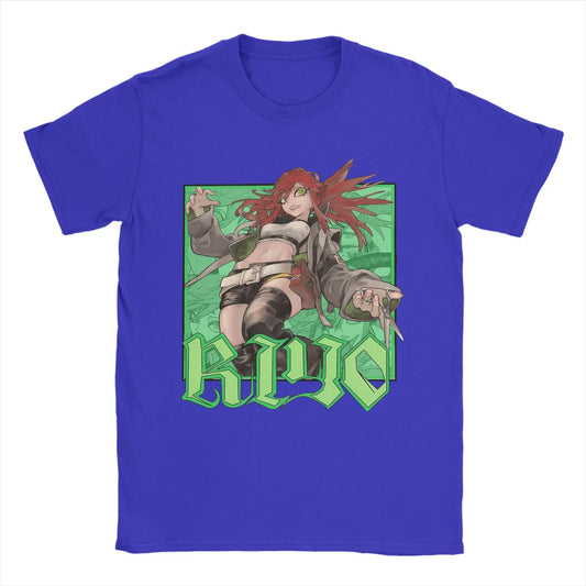 Anime Gachiakuta Riyo Reaper Blue T-Shirt