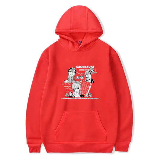 Gachiakuta Zanka Nijiku Red Hoodie