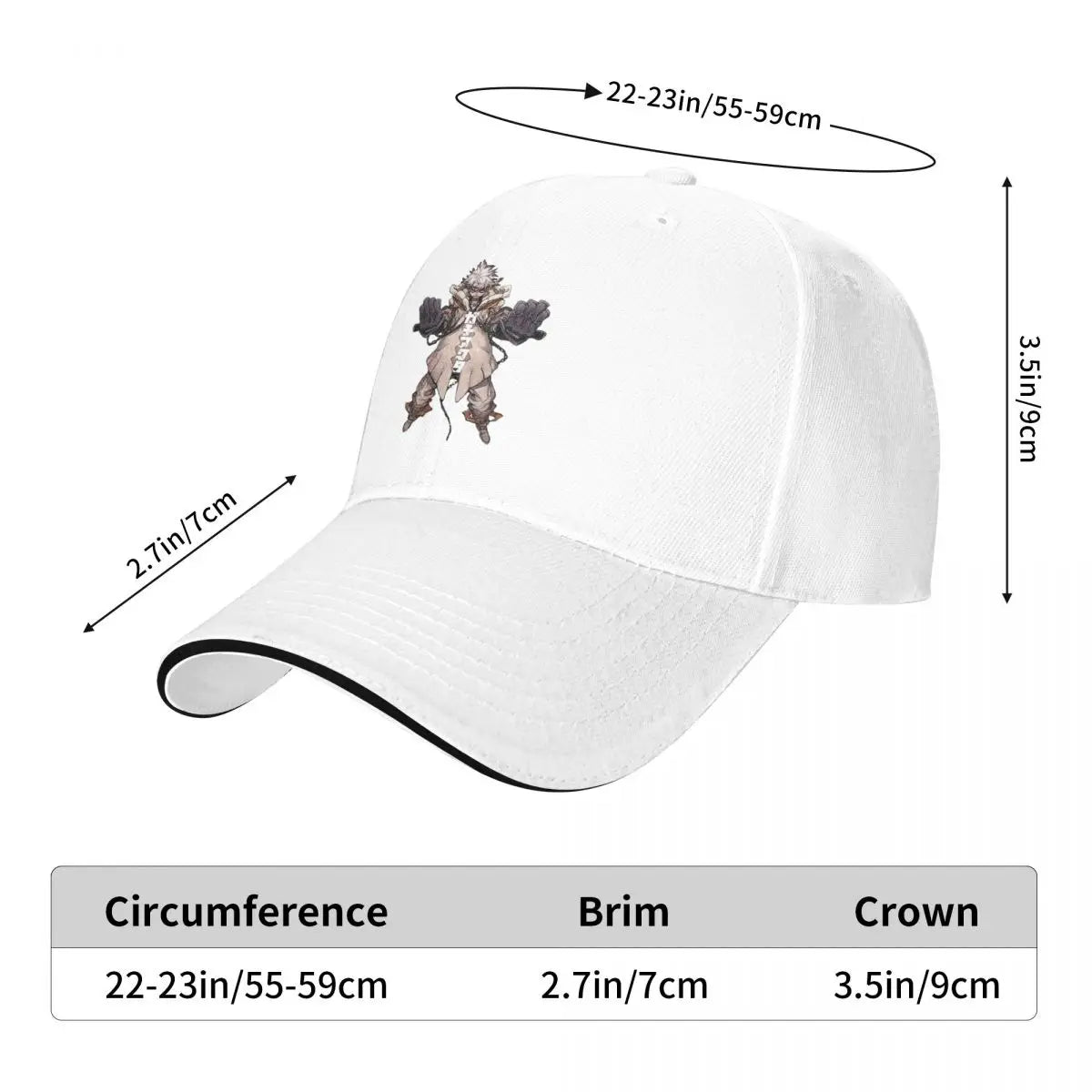 Gachiakuta Rudo Surebrec Cap White