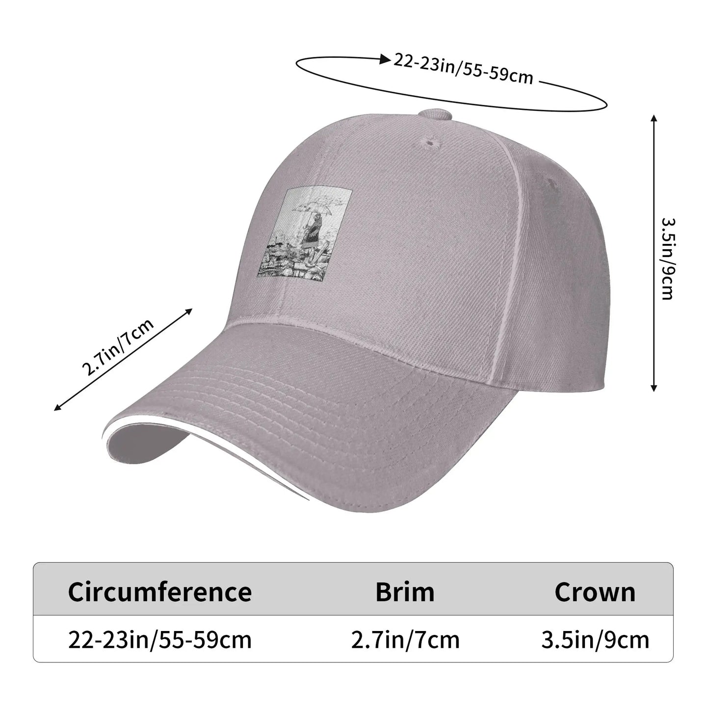 Gachiakuta Enjin Manga Panel Black Baseball Cap