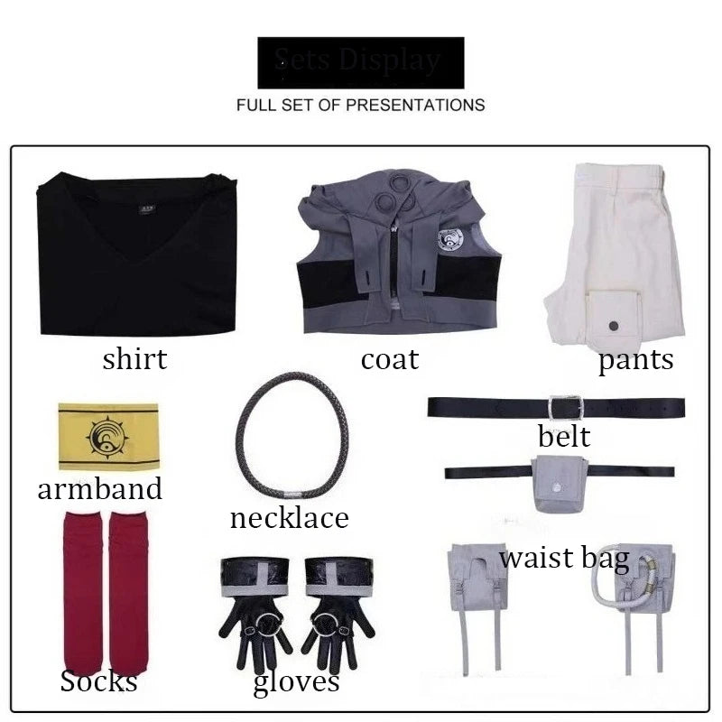 Gachiakuta Rudo Surebrec Cosplay Costume with Wig