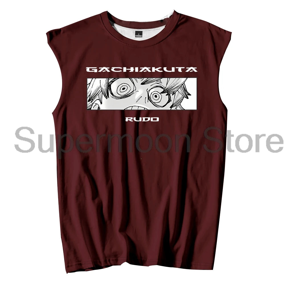 Gachiakuta "Crazy" Rudo Brown Tank Top