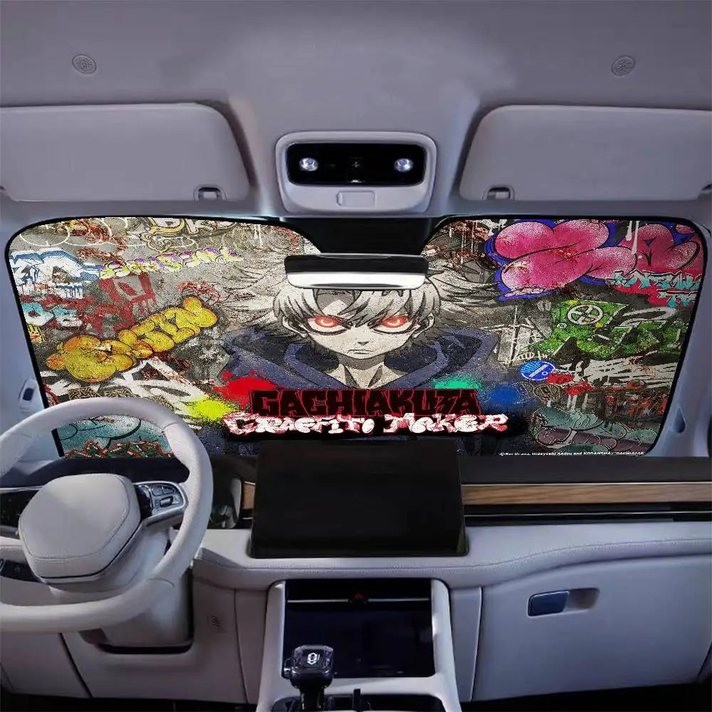 Rudo Graffiti Gachiakuta Car Sunshade