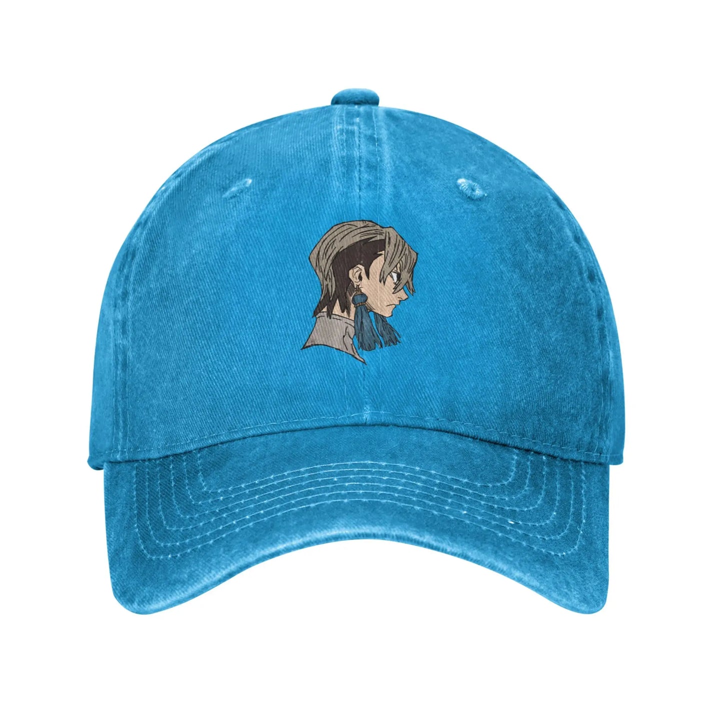 Gachiakuta Zanka Nijiku Sky Blue Vintage Cap