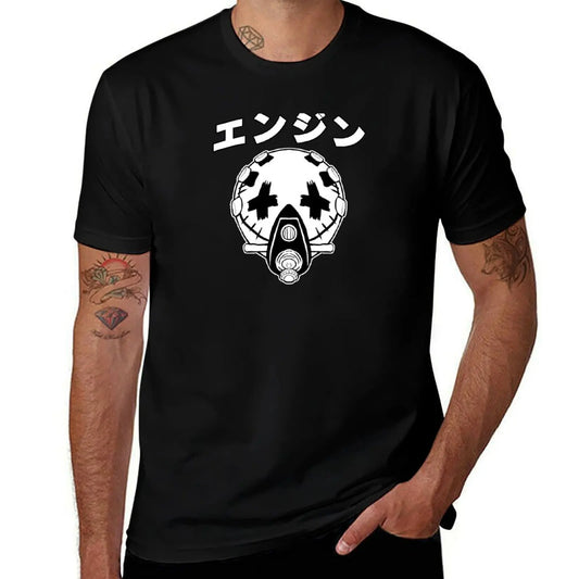 Gachiakuta Enjin Mask Black T-Shirt – Limited Edition
