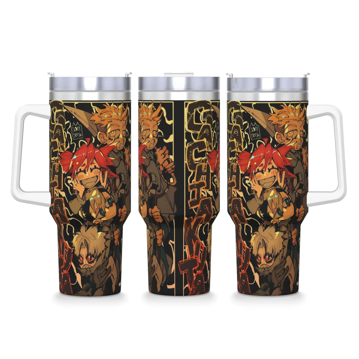 Gachiakuta Enjin Crew Graffiti 40oz Stainless Steel Tumbler