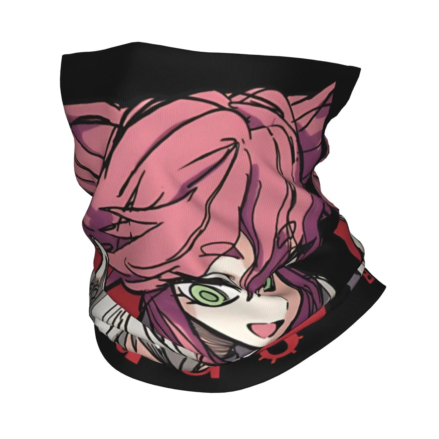 Gachiakuta Riyo Reaper Pink Manga Black Neck Gaiter