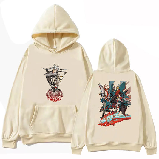 Gachiakuta Chaos Graffiti Warrior Beige Hoodie