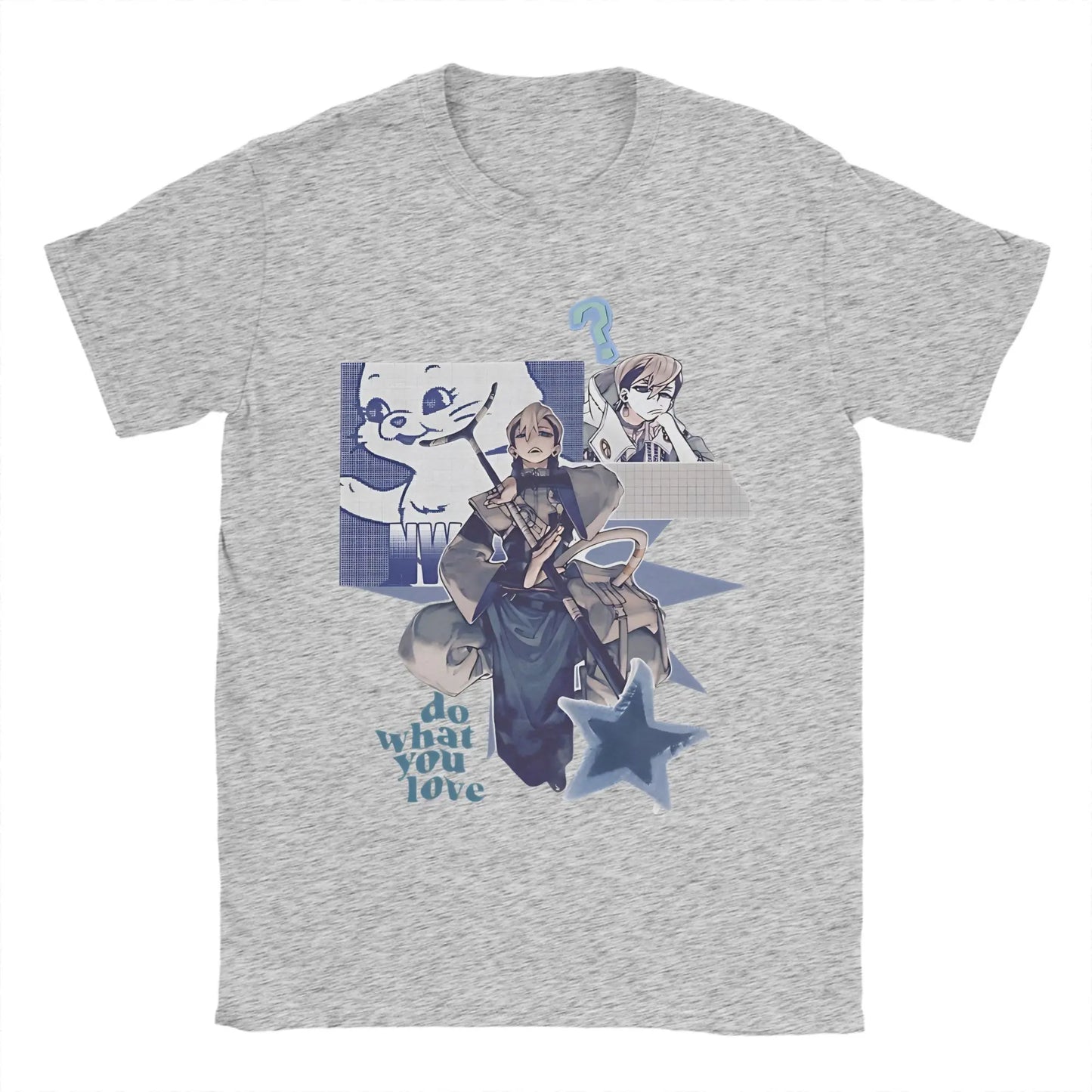 Gachiakuta Zanka Nijik Anime T Shirt Gray