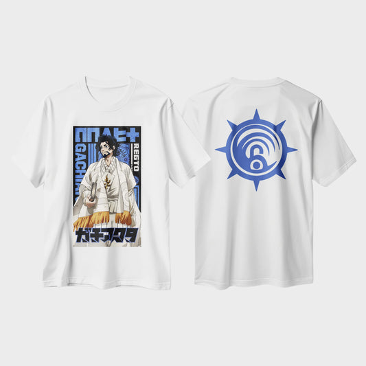 Anime Gachiakuta Regto White T-Shirt