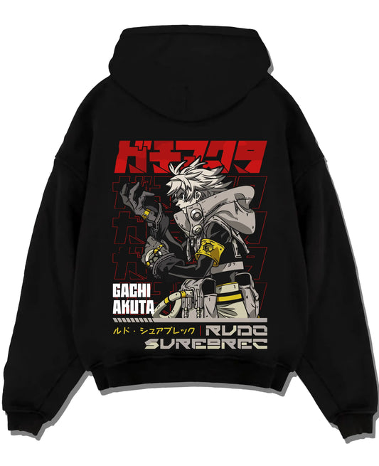Gachiakuta Rudo Surebrec Black Hoodie