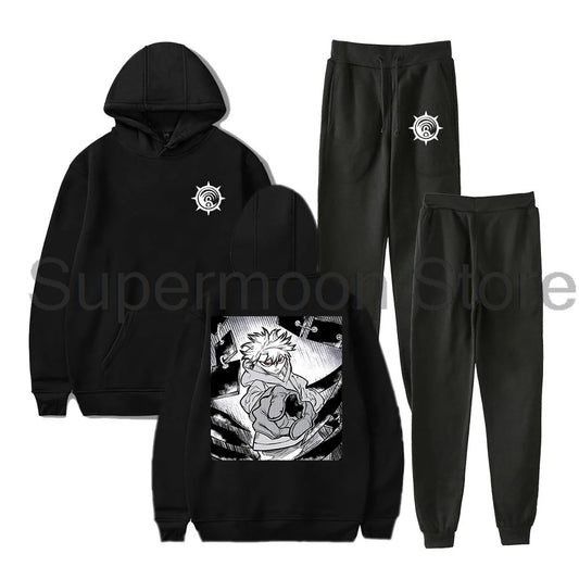 Gachiakuta Rudo Team Cleaners Black Tracksuit