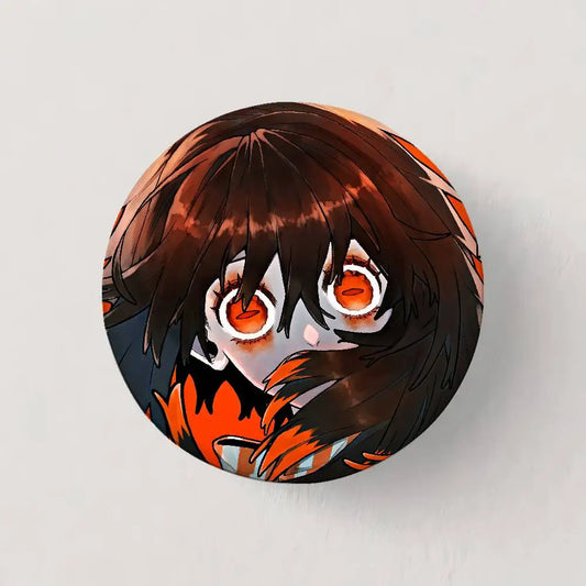 Gachiakuta Amo Empool Button Pin – Intense Anime