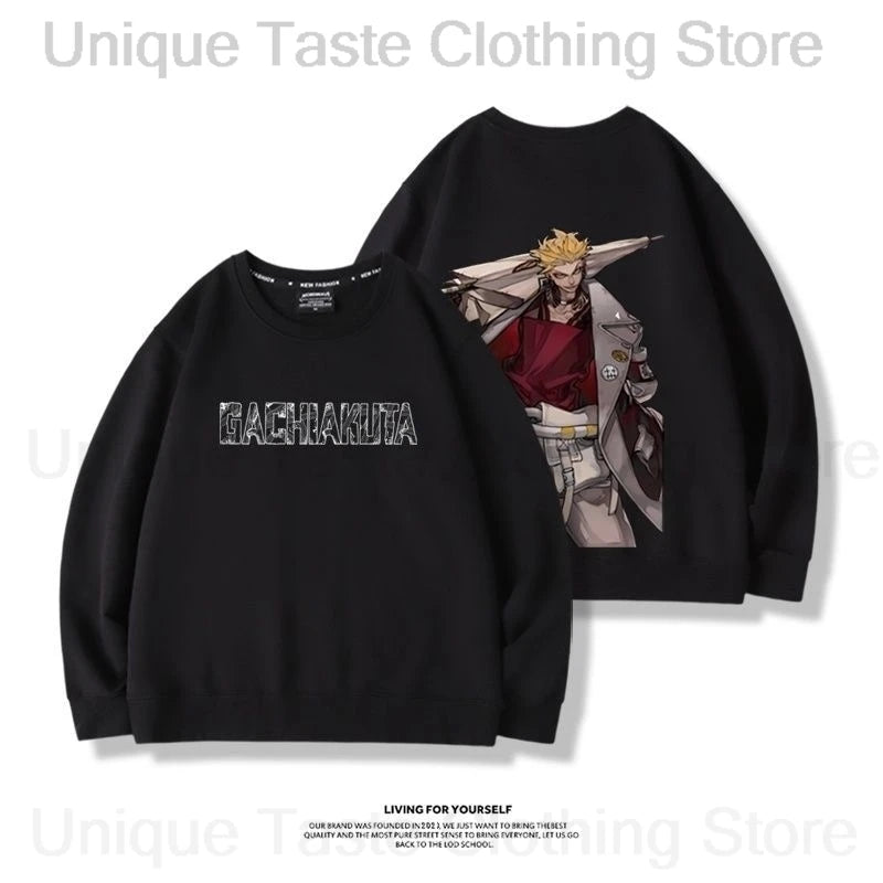 Anime GACHIAKUTA Enjin Black Sweatshirt