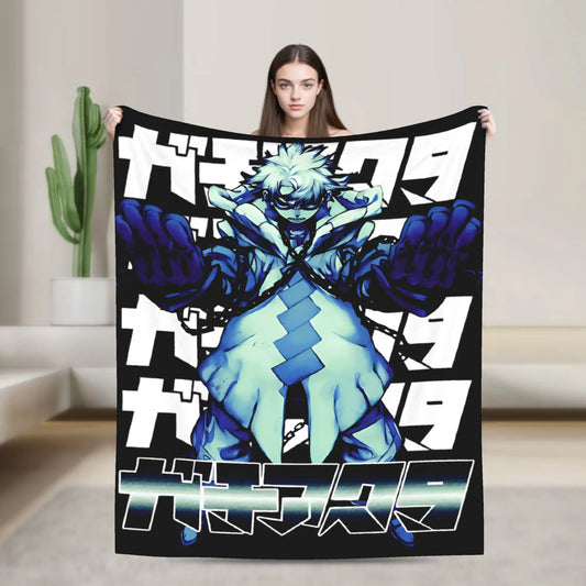 Rudo Gachiakuta Blue Anime Blanket