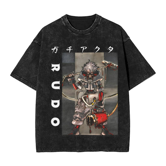Gachiakuta Rudo Anime T Shirt Black