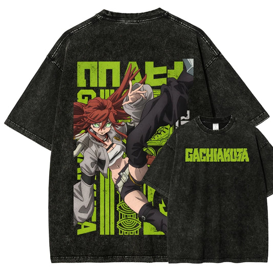 Gachiakuta Riyo Reaper Black T-Shirt