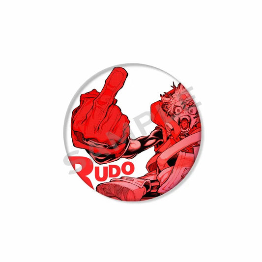 Gachiakuta Button Pin – Rudo Rebellion
