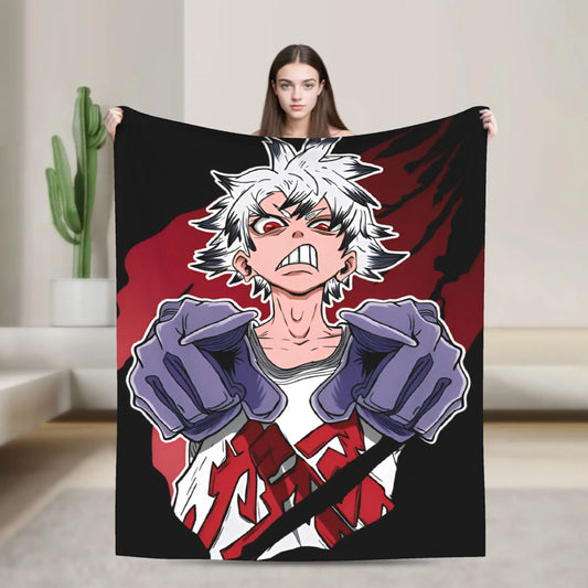 Rudo Gachiakuta Anime Blanket (Red Rage)