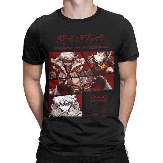 Rudo Surebrec Gachiakuta Anime Black T-Shirt