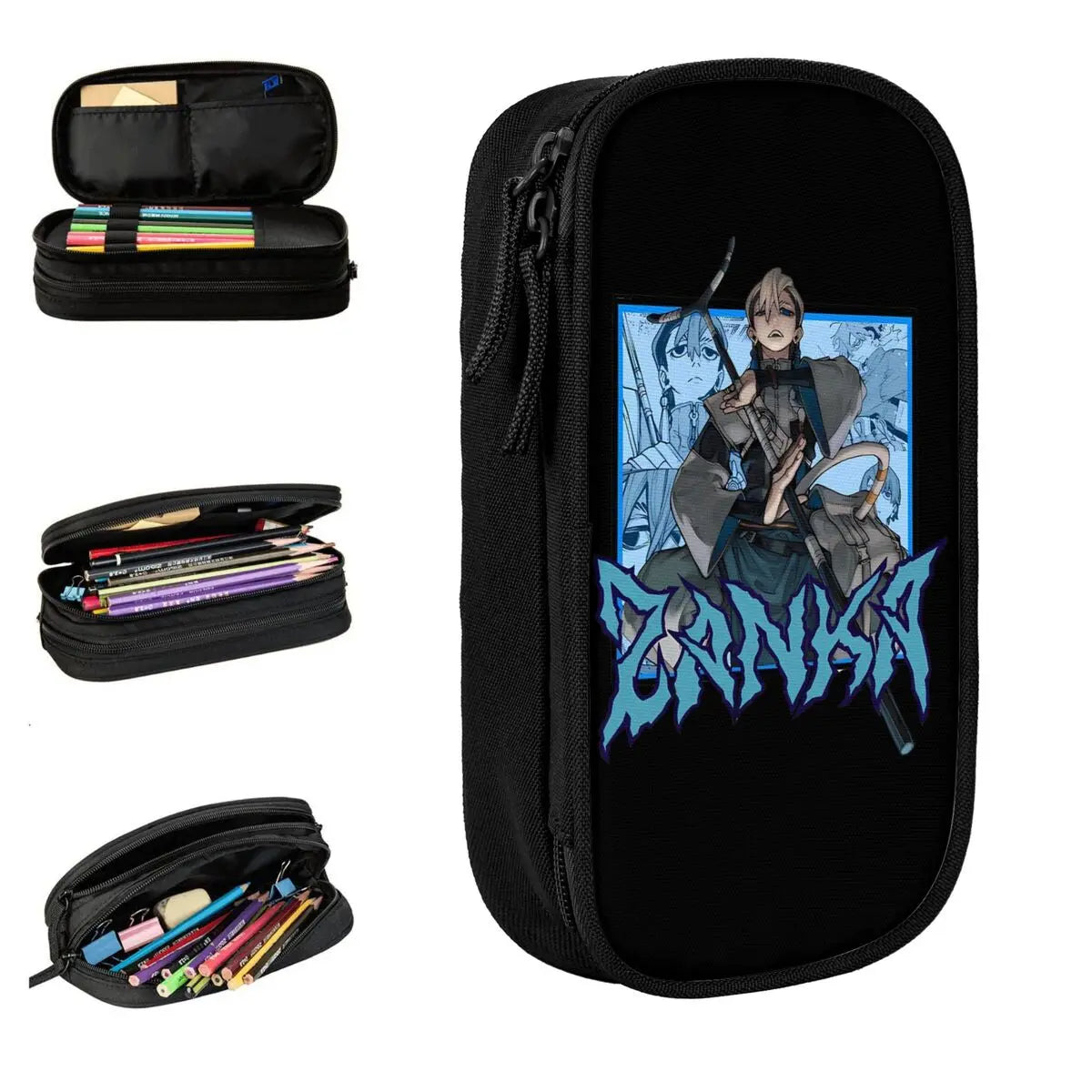 Gachiakuta Rudo Battle Manga Black Pencil Case