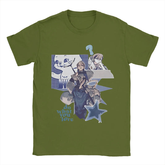 Gachiakuta Zanka Nijik Anime T Shirt Army Green