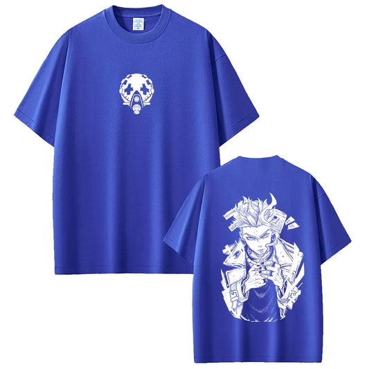 Gachiakuta Enjin Team Akuta Blue T-Shirt