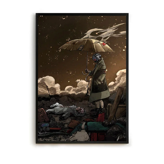 Gachiakuta Wasteland Umbrella Poster