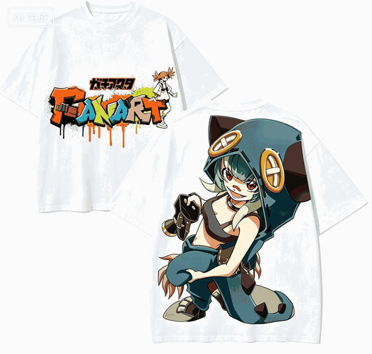 Gachiakuta Guita Graffiti White T-Shirt