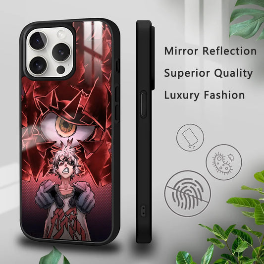 Gachiakuta Rudo Eye iPhone Case Red Shattered