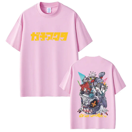 Gachiakuta Team Akuta Pink Graphic T-Shirt