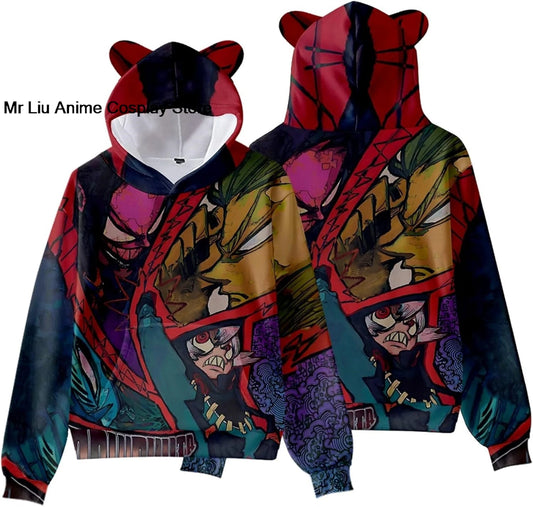 Gachiakuta Rudo Power Burst Hoodie – Bear Ear (Multicolor)