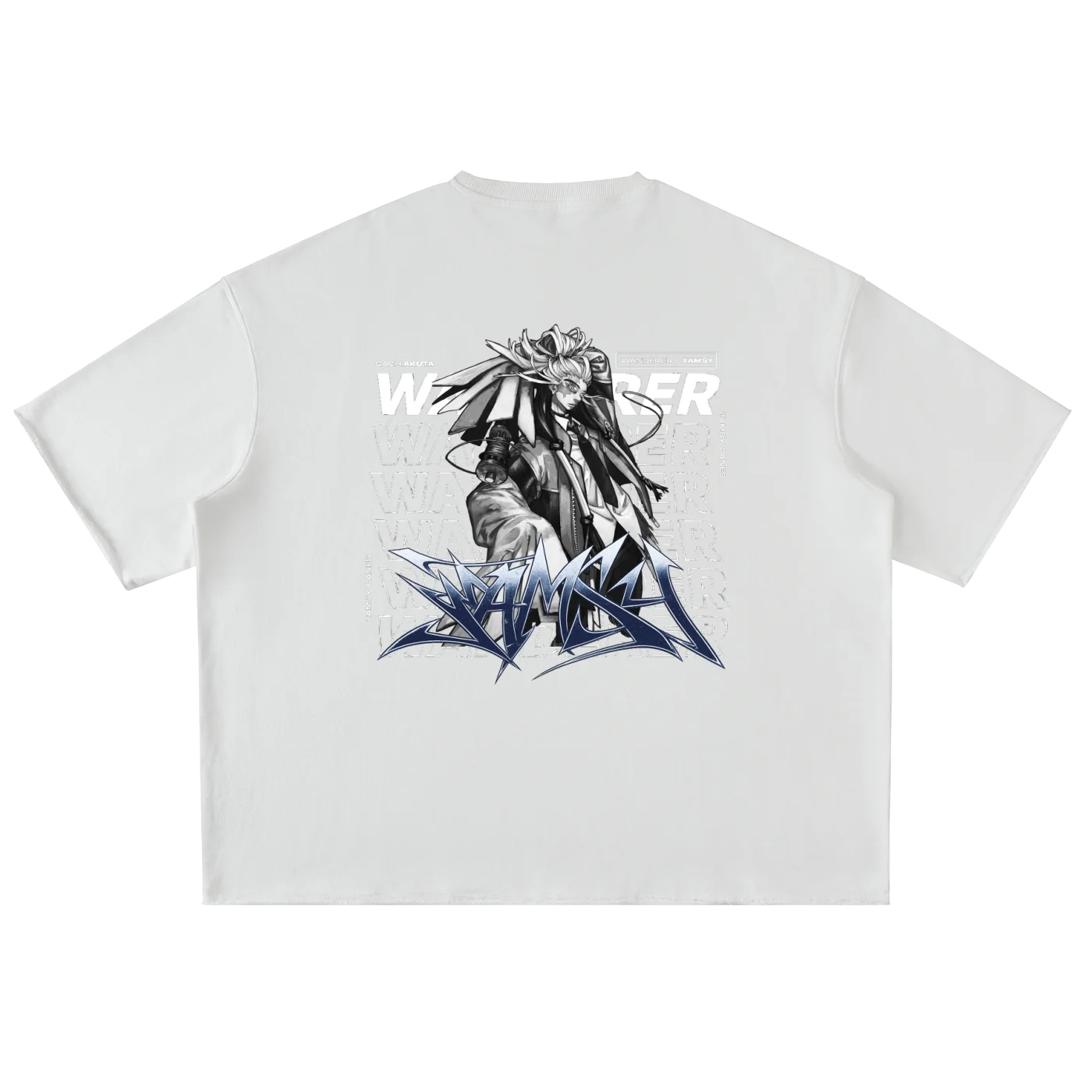Anime Gachiakuta Tamsy Caines White T-Shirt