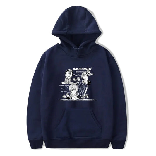 Gachiakuta Zanka Nijiku Navy Blue Hoodie