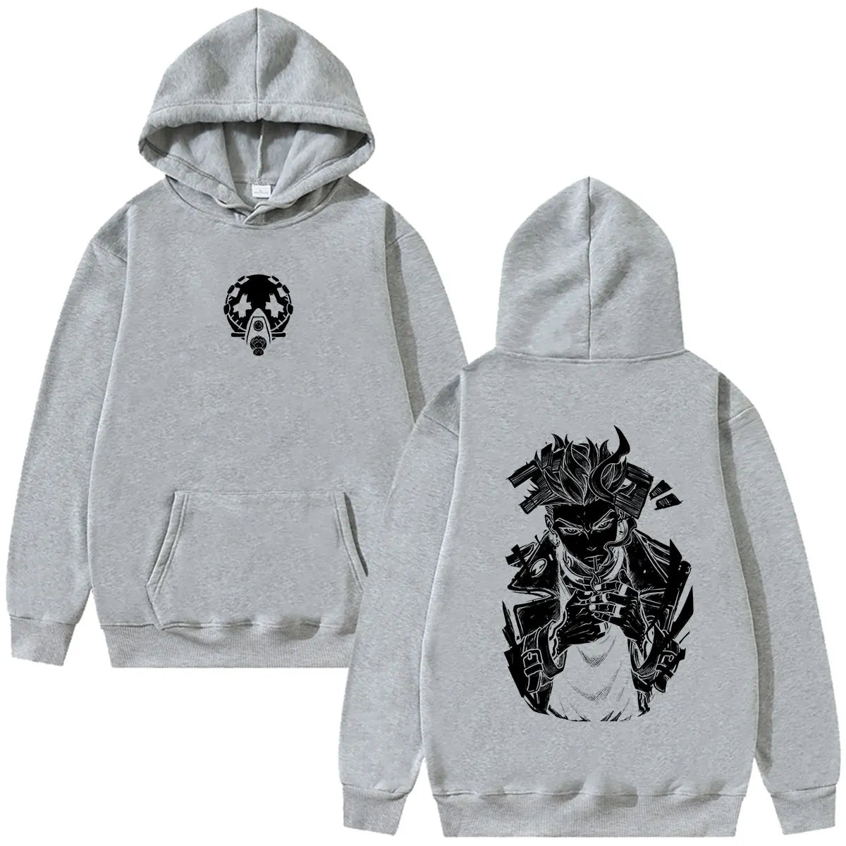 Manga Gachiakuta Enjin Cleaners Gray Hoodie