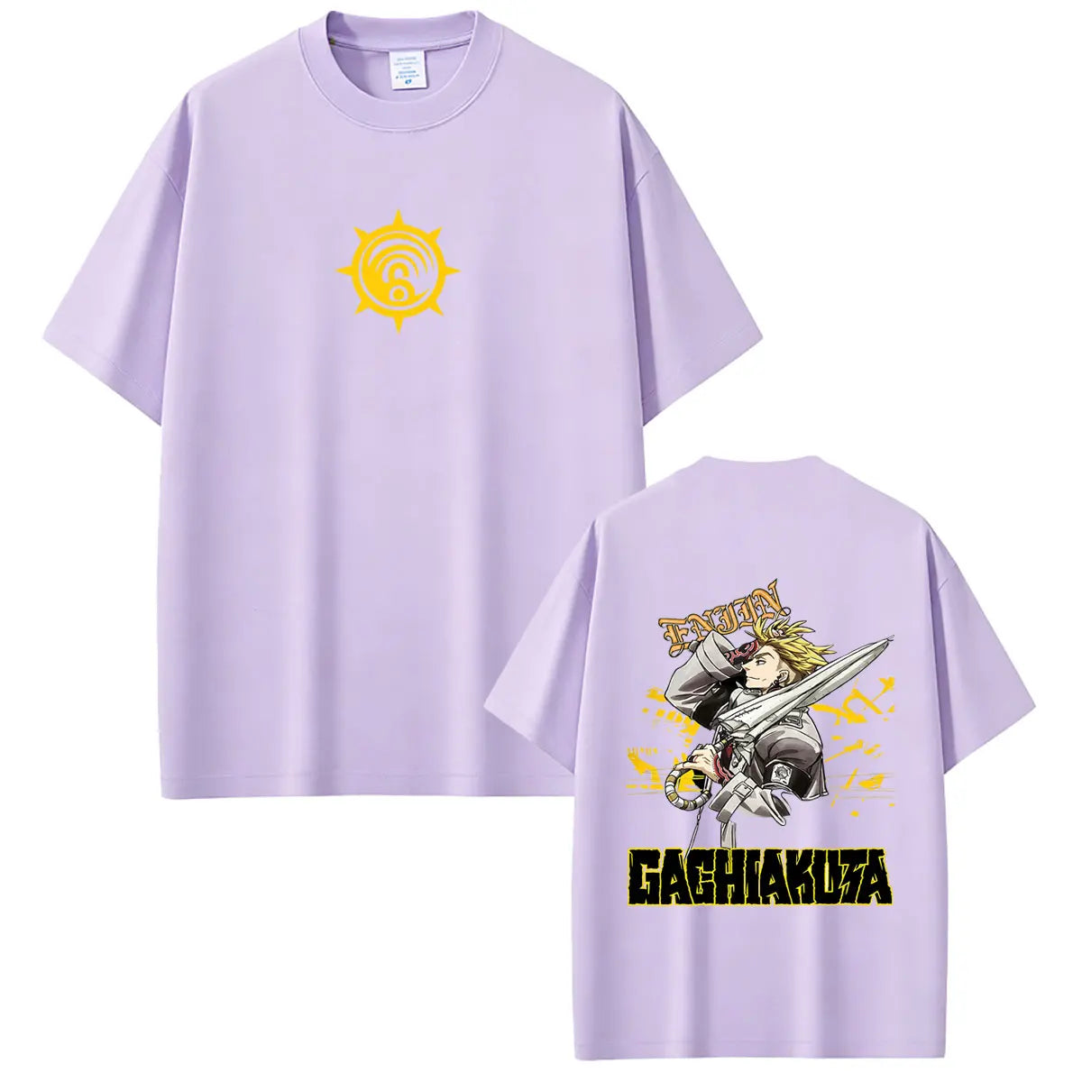Gachiakuta Enjin Umbreaker Cleaner Purple T-Shirt