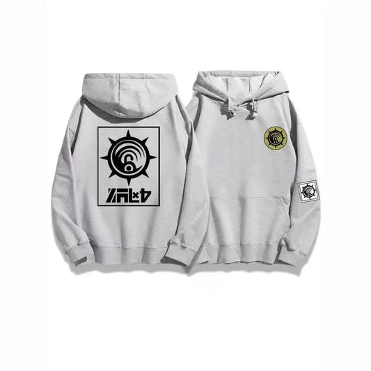 Gachiakuta The Team Cleaners Gray Hoodie
