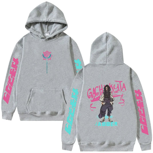 Gachiakuta Anime Jabber Wonger Gray Hoodie