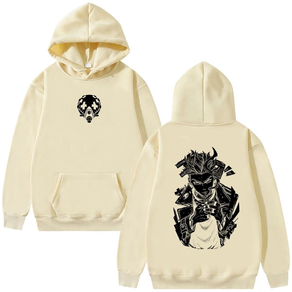 Manga Gachiakuta Enjin Cleaners Beige Hoodie