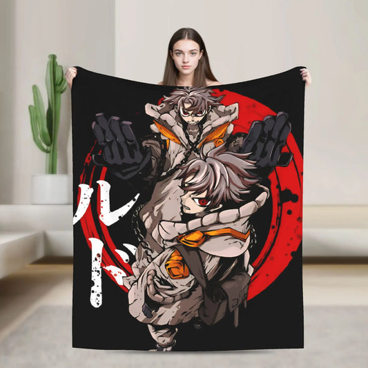 Rudo Gachiakuta Red Circle Blanket