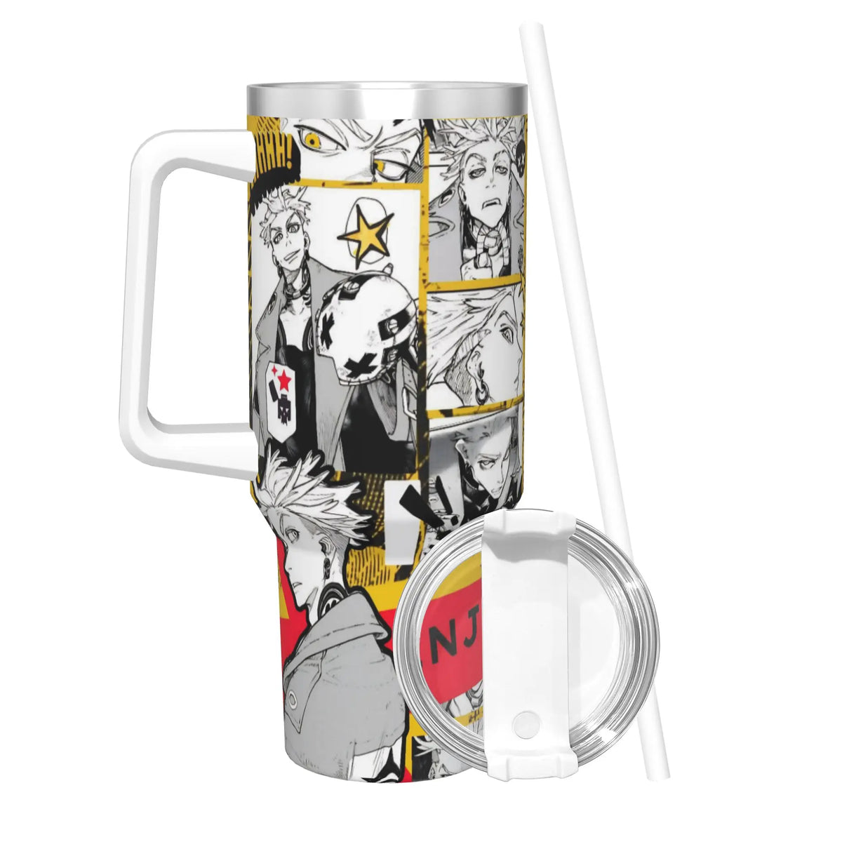 Gachiakuta Rudo Surebrec Red Manga Collage 40oz Stainless Steel Tumbler