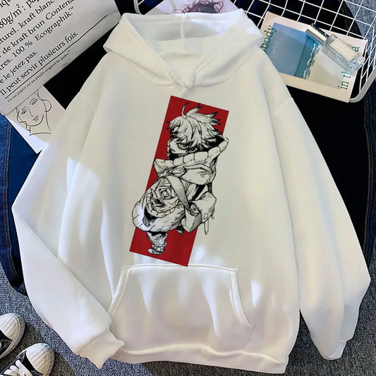 Gachiakuta “Red Resolve” White Hoodie