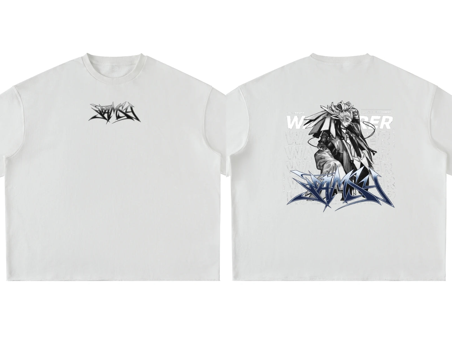 Anime Gachiakuta Tamsy Caines White T-Shirt