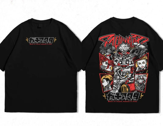 Gachiakuta Anime Rudo & Cleaners Team Black T-Shirt