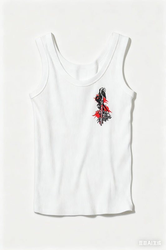 Gachiakuta White Sleeveless Tank Top