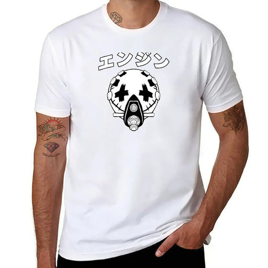 Gachiakuta Enjin Mask White T-Shirt – Limited Edition