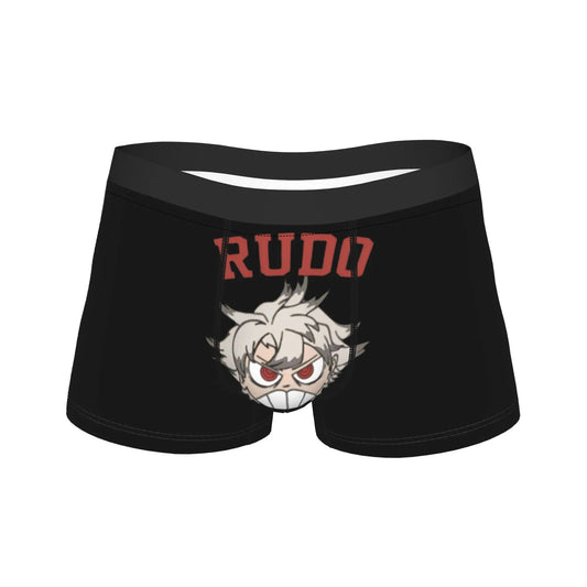 Gachiakuta Rudo Chibi Black Boxer Briefs