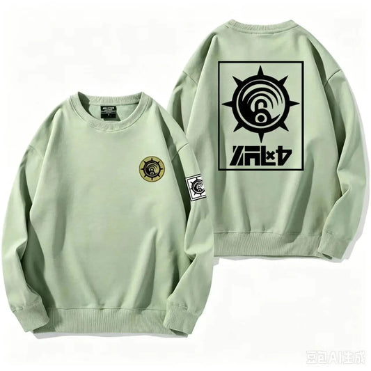 Gachiakuta Cleaners Logo Green Sweatshirt