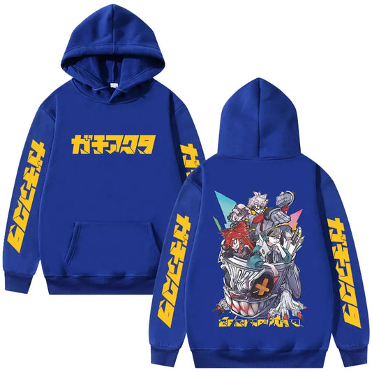 Gachiakuta Anime Team Akuta Blue Hoodie